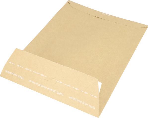 Image du produit kaiserkraft Pochette d'expédition en papier E-Commerce, terra, convient pour les retours, L (250 x)