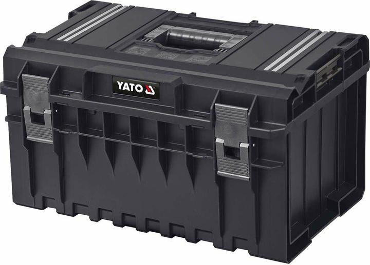 Yato Werkzeugkiste Werkzeug-Box Werkzeugkoffer Werkzeugkasten Baustellen Kiste Leer Transport-Koffer (1 Teile)