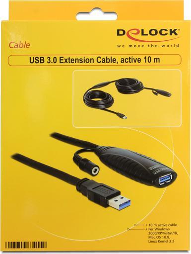 Immagine prodotto Delock Cavo di prolunga USB 3.0 attivo (10 m, USB 3.0)