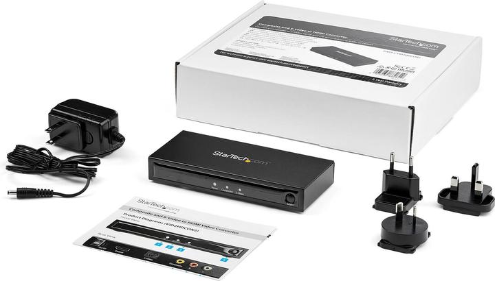 Produktbild StarTech S-Video oder Composite auf HDMI Konverter mit Audio - 720p - NTSC und PAL (Video Switch)