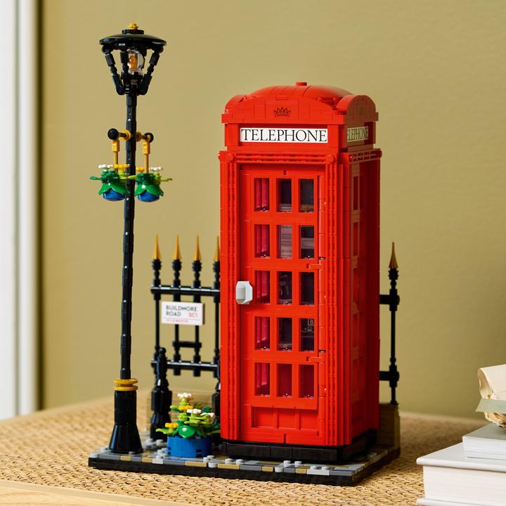 Immagine prodotto LEGO Cabina telefonica rossa di Londra (21347, LEGO Ideas, Set LEGO rari)