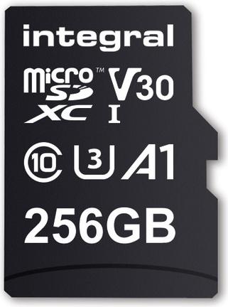 PREMIUM HIGH SPEED MICROSDHC/XC V30 UHS-I U3 MicroSD (256 GB, microSD, U3, UHS-I)
