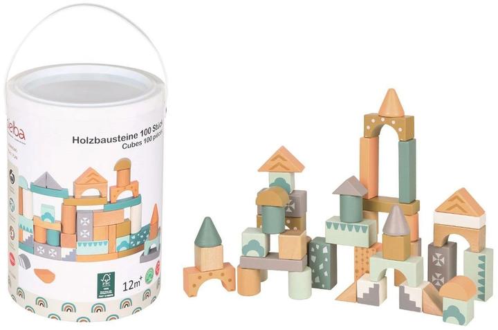Image du produit Spielba Briques en bois 100 pièces