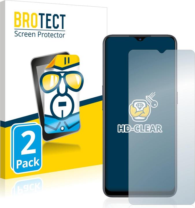 Productafbeelding BROTECT Schermbeschermer Clear (2 Stuk, Oppo Find X2 Lite)