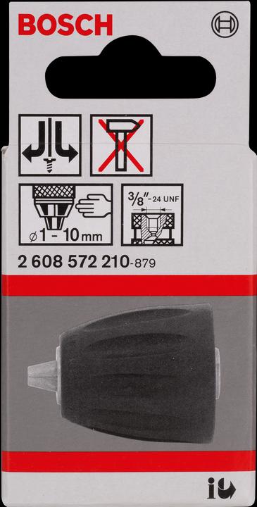 Immagine prodotto Bosch Professional Zubehör Mandrino per trapano ad azione rapida, da 1 a