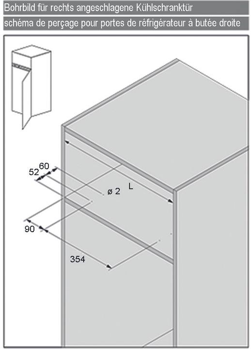 Produktbild Hettich Öffnungssystem für Kühlschränke (1 Stk.)