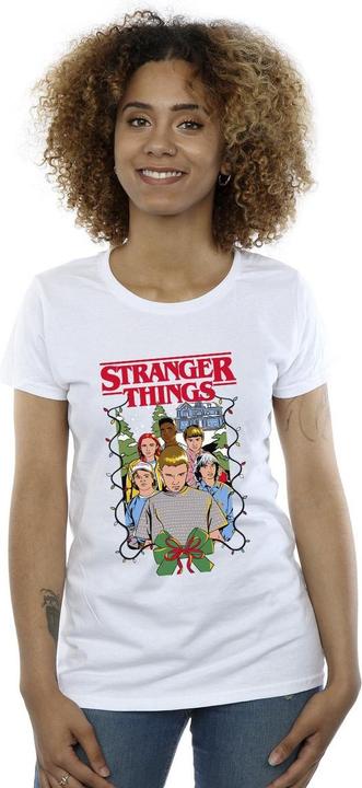 Produktbild Netflix Stranger Things Christmas Poster TShirt (L)