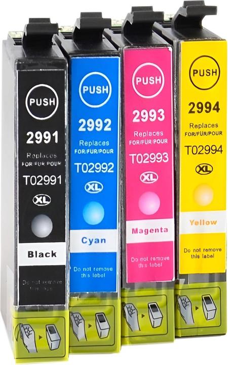 Immagine prodotto Hermex Kompatible Tintenpatrone XL für Epson Expression Home XP-435 (M, FC, C, Y)