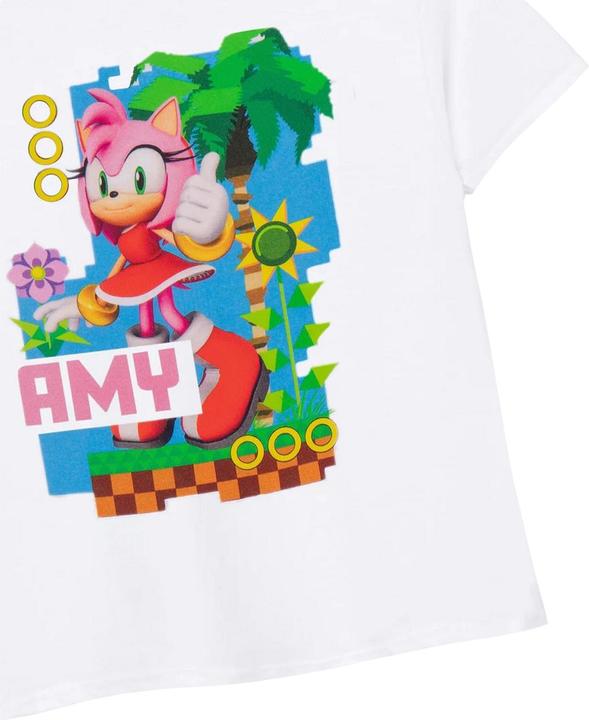 Image du produit Sonic The Hedgehog T-shirt à manches courtes Amy pour enfants et adolescents (104)