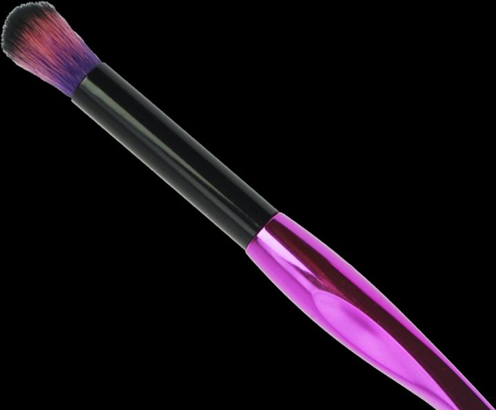 Actual product image Eyeshadow brush "Pink/ Black", fine synthetic hair (Concealer)