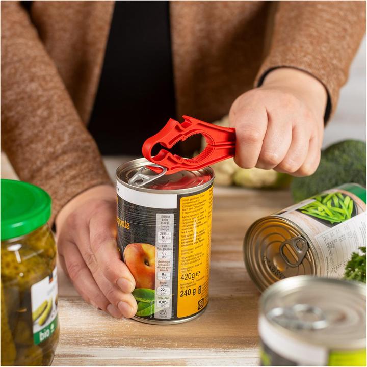Image du produit Kuhn Rikon Suisse 5 en 1 (Ouvre-bouteille à couvercle en plastique)
