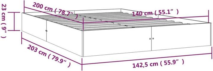 Produktbild VidaXL Lubbert (140 x 200 cm)
