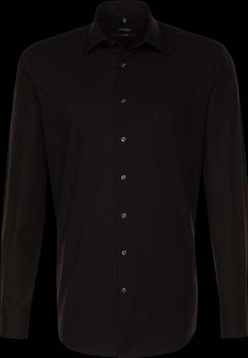 Seidensticker Hemd Modern Fit Kent bügelfrei black (3XL)