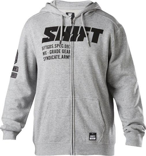 Actual product image Shift Hoody Draft Zip Heather Grey (M)