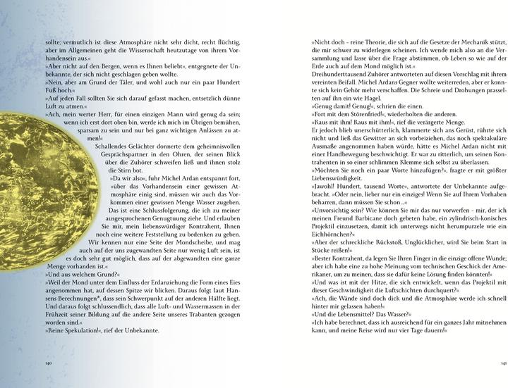 Actual product image Von der Erde zum Mond / Reise um den Mond (German, Jules Verne, 2024)