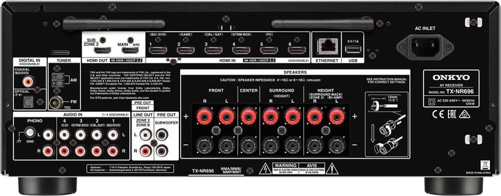Produktbild Onkyo TX-NR696 (7.2 Kanal, FM, AM)