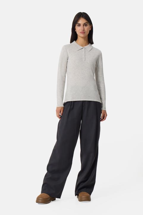 Image du produit Cash-Mere Kaschmir Poloshirt Langarm (L)