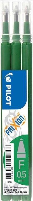 Actual product image Pilot FriXion Refill Set à 3 (Refill, Green, 0.25 mm)