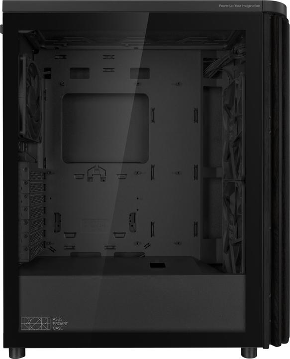 Actual product image ASUS Case PROART PA401 WOOD TG PWM BLACK (ATX)