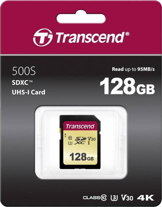 Produktbild Transcend 128GB UHS-I U3 SD card MLC (128 GB, SDXC, U3, UHS-I)