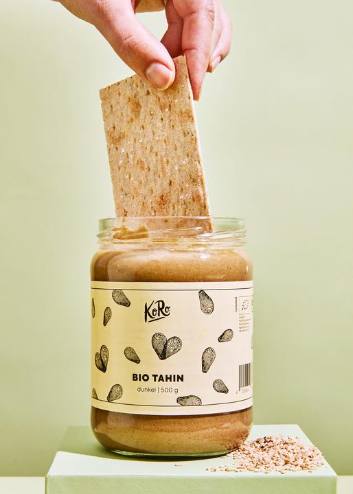 Image du produit KoRo Purée de sésame bio à base de graines de sésame non décortiquées (500 g)