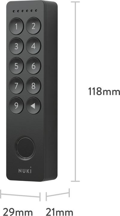 Actual product image Nuki Keypad 2.0 (Fingerprint, Electronic numerical code)