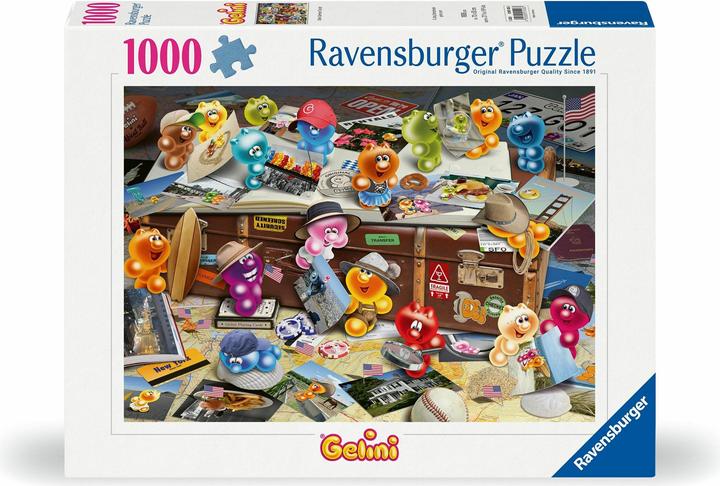 Actual product image Ravensburger Gelini German Tourist (1000 pieces)