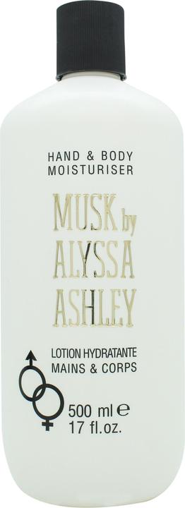 Actual product image Alyssa Ashley White Musk Hand & Body Moisturiser (Body lotion, 500 ml)