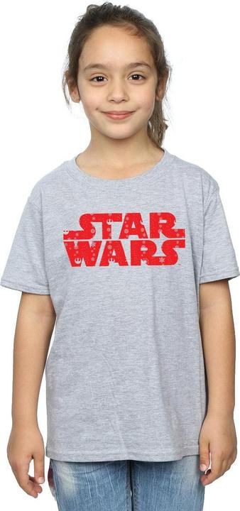 Image du produit Star Wars - T-shirt CHRISTMAS LOGO - Fille (140, 146)