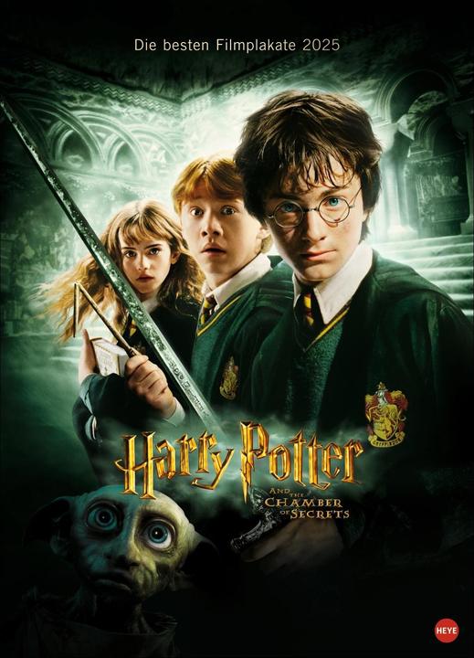 Immagine prodotto Heye Calendario edizione poster film Harry Potter 2025 (49 x 68 cm, Copertina rigida, Tedesco)