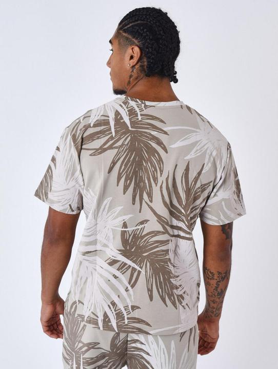 Image du produit Project X Paris t-hirt motif all over feuille de palmier project x pari (S)
