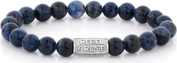 Image du produit Rebel & Rose Stones Only - Bracelet bleu nuit (16.50 cm, Acier inoxydable)