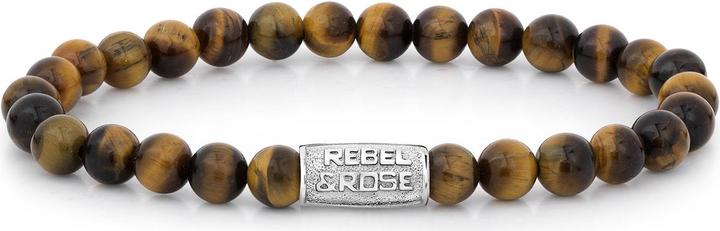 Immagine prodotto Rebel & Rose Pietre Solo bracciale con giglio tigre (16.50 cm, Acciaio inossidabile)