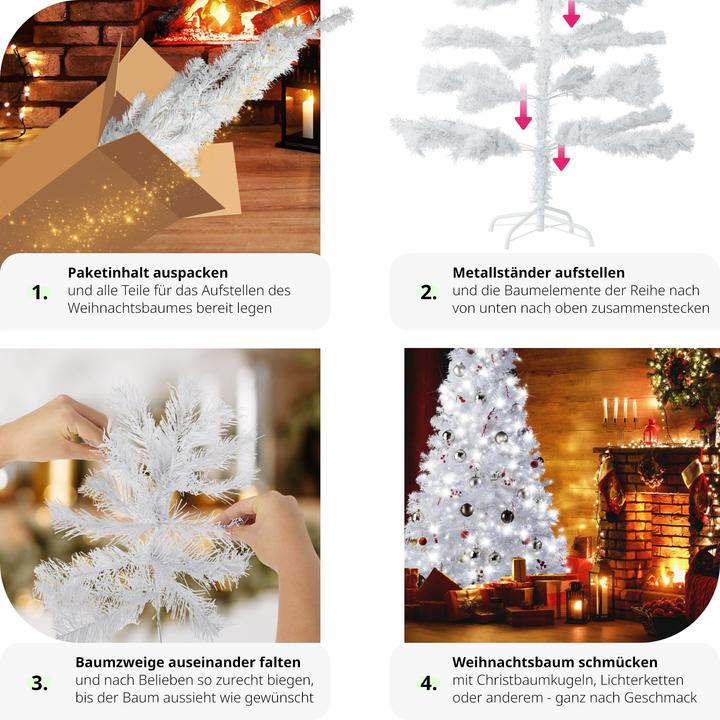 Produktbild tectake Künstlicher Weihnachtsbaum (180 cm)
