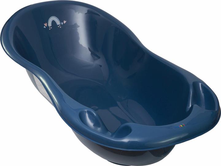 Actual product image Tega Baby bathtub with stopper METEO, 102 cm, Blue, ME-005