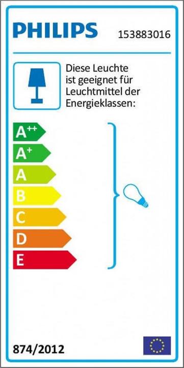 Etichetta energetica Philips myGarden Creek (900 lm, E27)