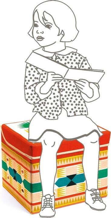 Produktbild Djeco Aufbewahrungsbox Tipi