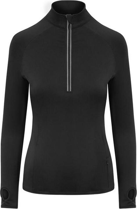 Awdis Base Layer Oberteil mit halbem Reissverschluss Langärmlig