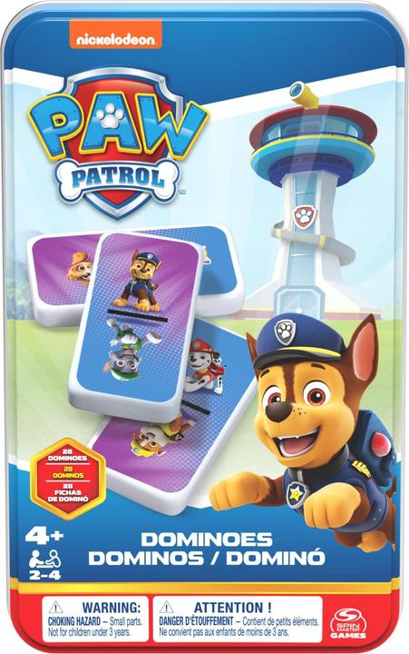 Actual product image Spin Master Paw Patrol Domino Metal Box