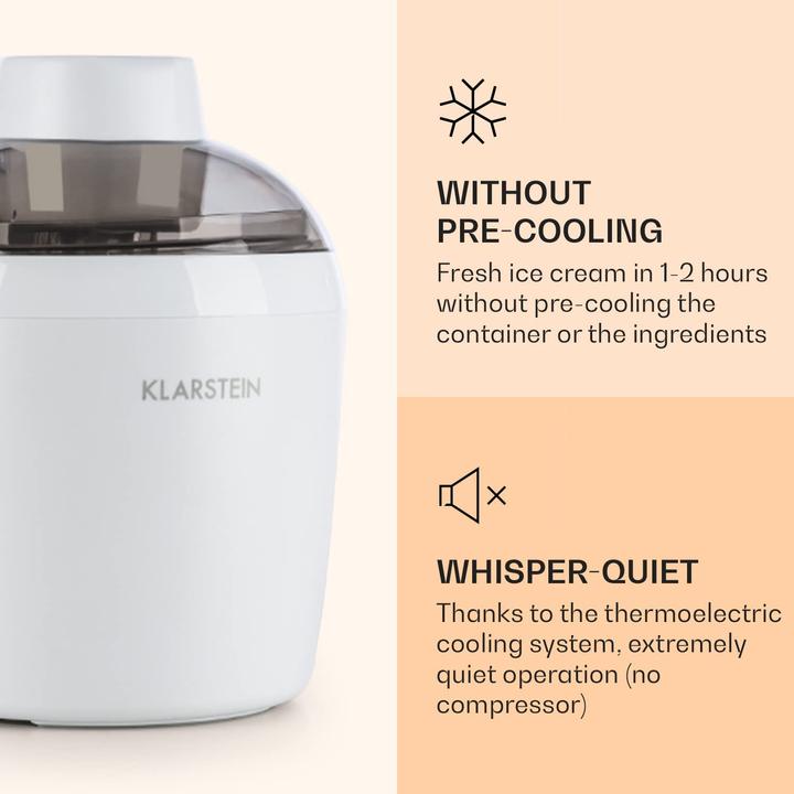 Actual product image Klarstein Snowflake Ice Cream Maker