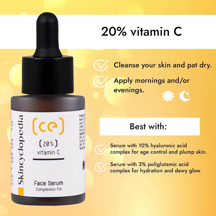 Immagine prodotto Skincyclopedia Siero viso 20% Vitamina C (30 ml)