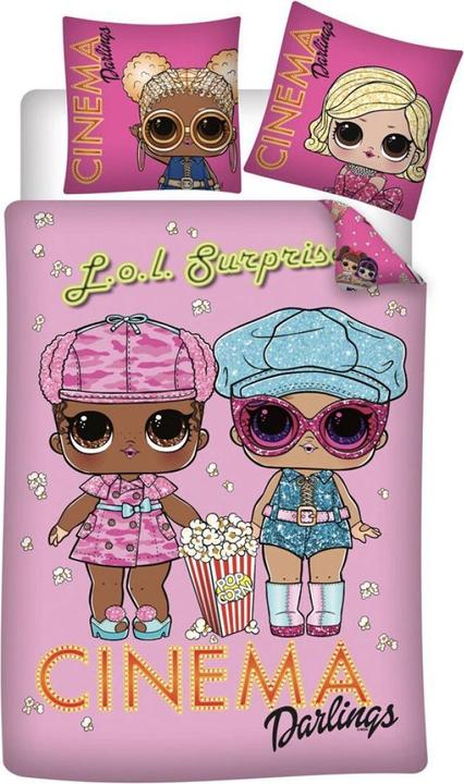 Produktbild L.O.L. Surprise! AYMAX LOL Surprise Cinema Darlings Reversible Bedding Set 140 x 200 cm