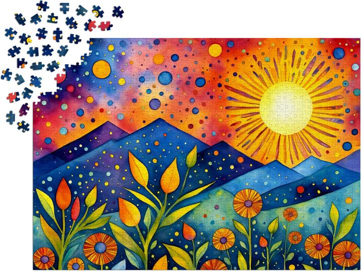 Produktbild Enjoy Puzzle Puzzle 1000 Teile - Sonnenuntergang Regen (1000 Teile)