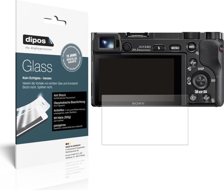 Dipos Displayschutz Anti-Shock (Displayschutz, Alpha 6400)