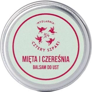 Mydlarnia Cztery Szpaki Lip Balm Mint And Cherry 15Ml (15 ml)