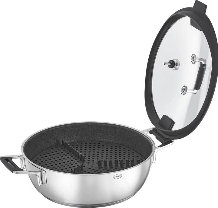Immagine prodotto Rösle Vaporetto Silence PRO Aroma Ø28cm (28 cm, Cucina a vapore, Acciaio inossidabile)