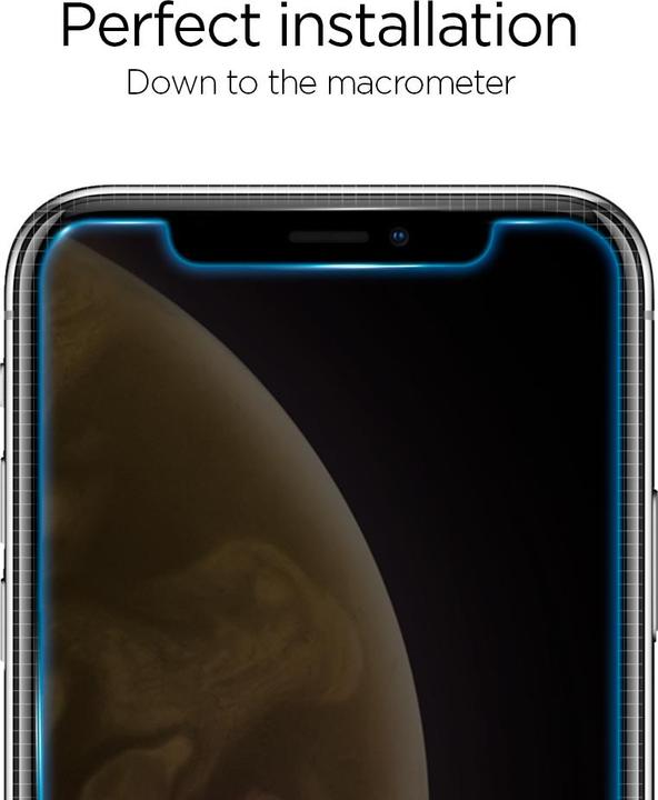Actual product image Spigen Tempered glass glass. tR Ez Fit Apple iPhone Xr (1 Piece, Apple iPhone XR)