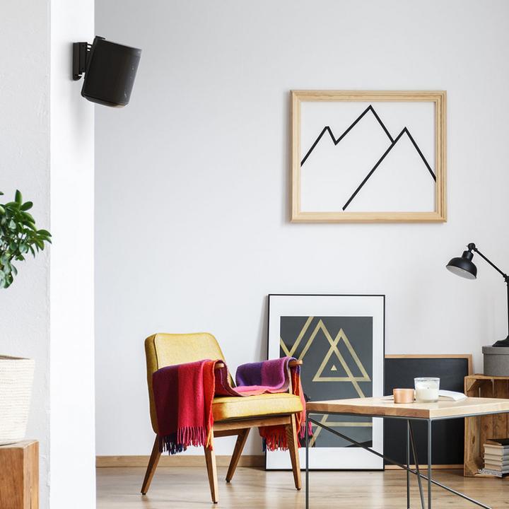 Produktbild Flexson Wandhalterung für Sonos One und Play:1 (1 Stk., Wandmontage, Schwenkbar, Drehbar, Neigbar)
