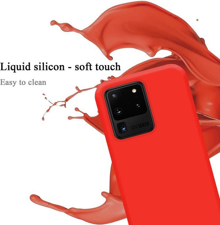 Actual product image Cadorabo TPU Liquid Silicone Case Cover (Samsung Galaxy S20 Ultra)