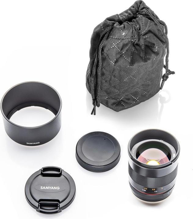 Produktbild Samyang 85mm F1.8 Fuji X (Black) (Fujifilm X, APS-C / DX)